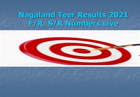 nagaland teer result today live
